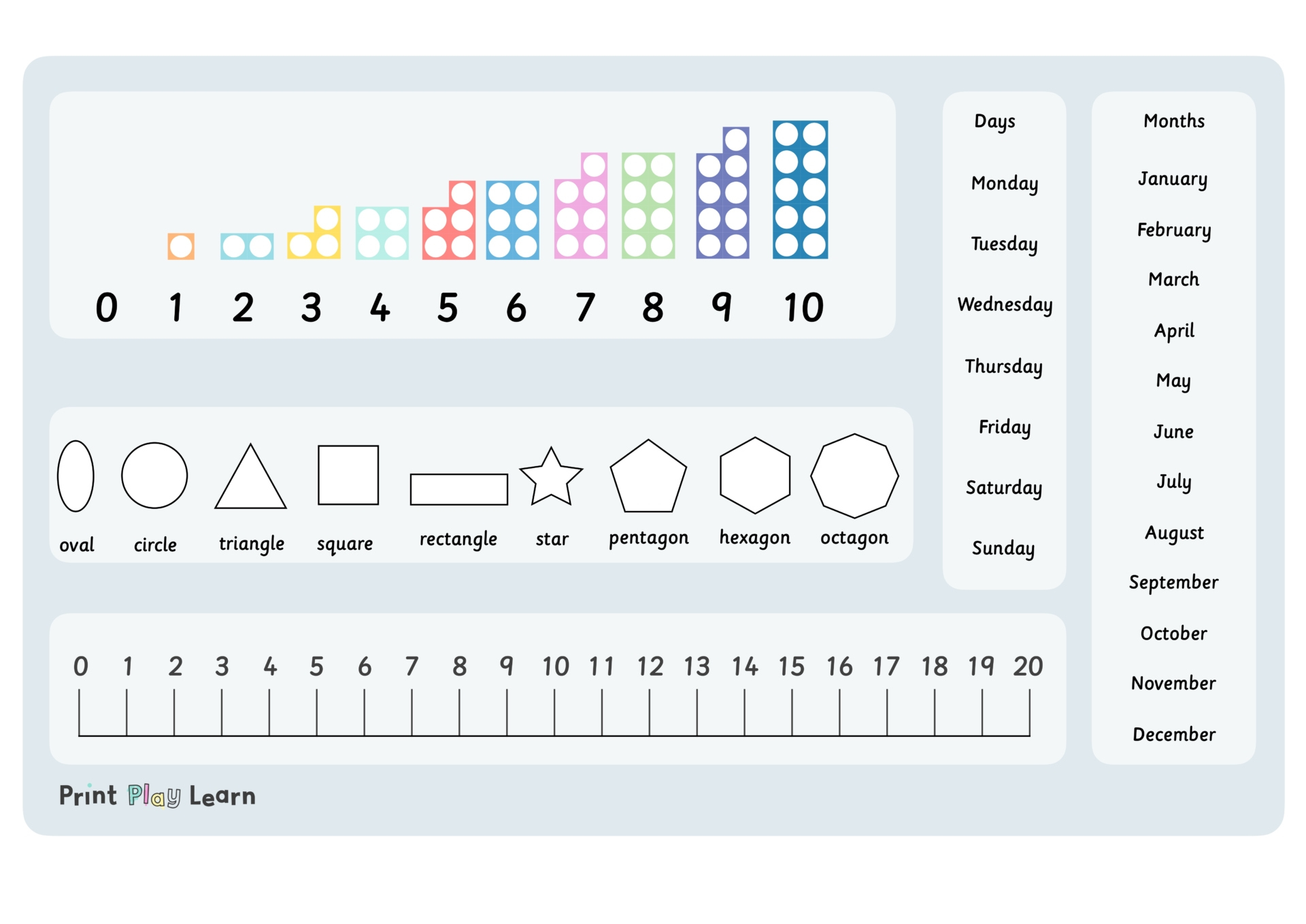 Numicon - Page 1 - Free Teaching Resources - Print Play Learn for Free Printable Numicon Worksheets