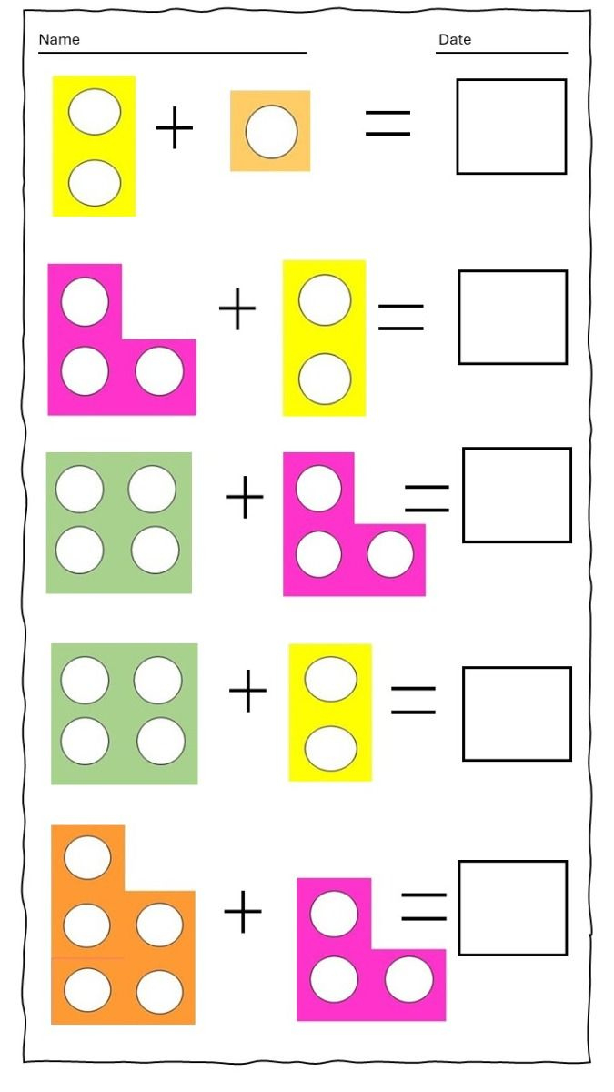 Numicon Worksheet in Free Printable Numicon Worksheets