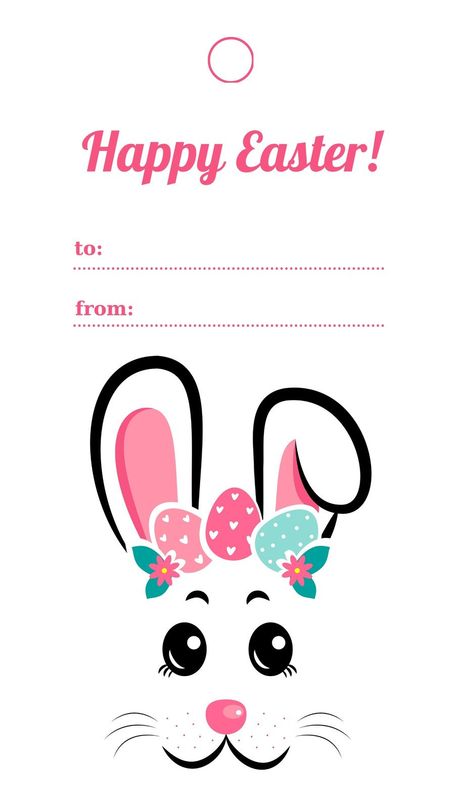 Page 2 - Free Printable And Customizable Easter Tag Templates | Canva intended for Free Easter Printable Tags