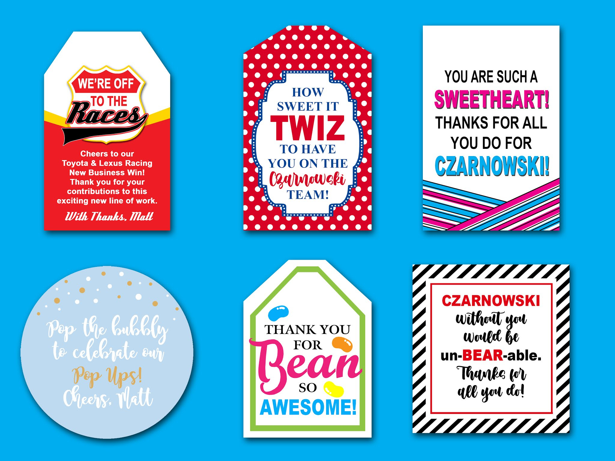 Paper Perfection: New Employee Appreciation Tags - Jelly Bean inside Free Printable Employee Appreciation Candy Tags