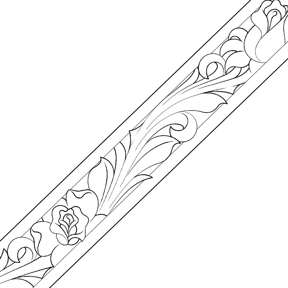 Pattern Shop | Gaborfineart in Free Printable Leather Belt Tooling Patterns