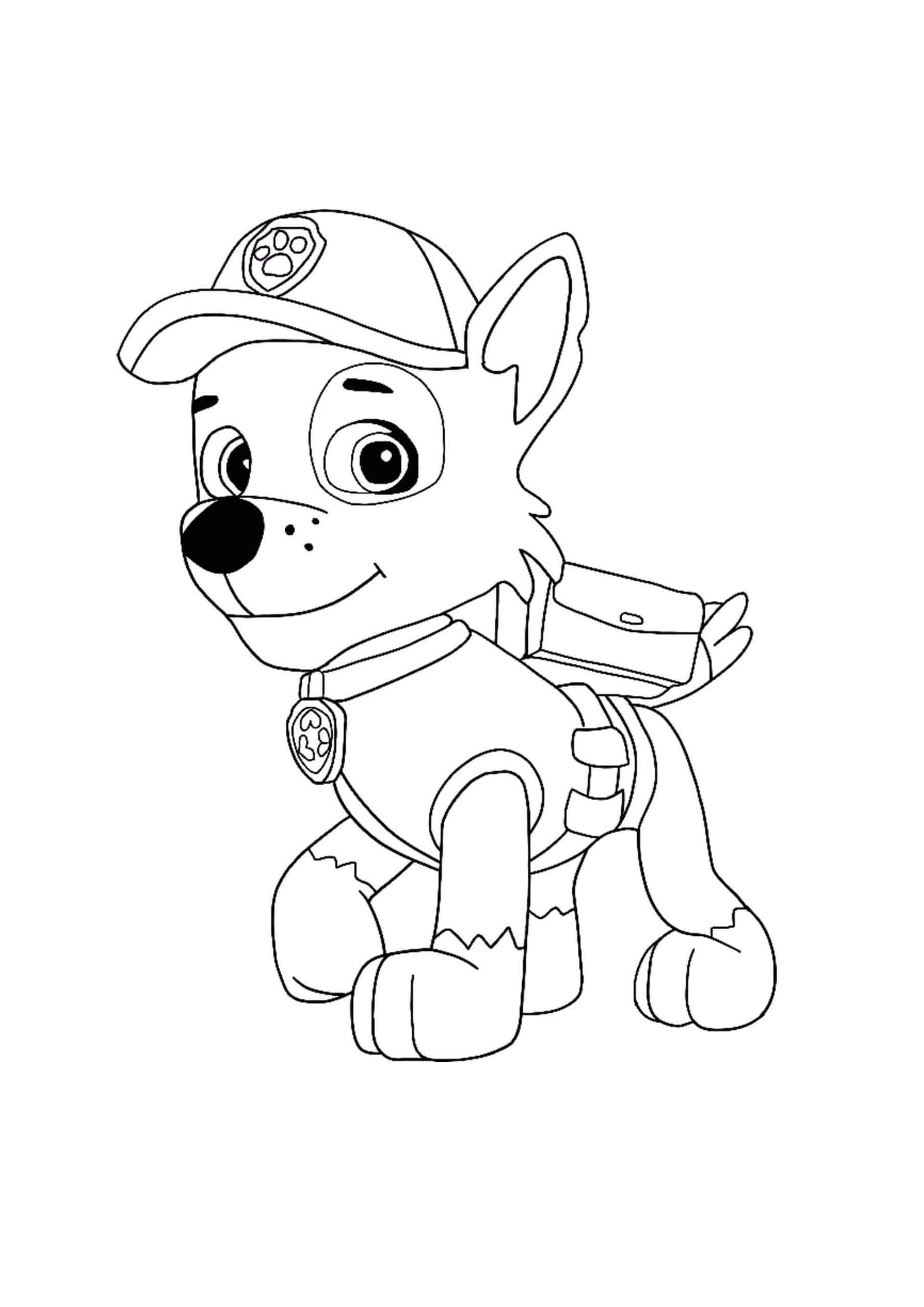 Paw Patrol Rocky Coloring Pages - 4 Free Printable Coloring Sheets inside Printable Rocky Paw Patrol