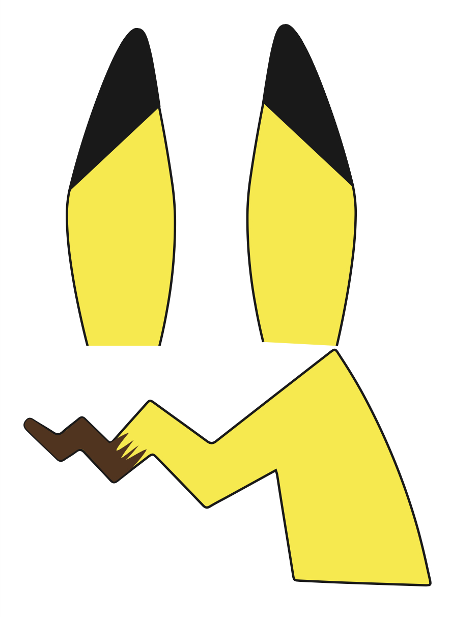 Pikachu | A Sweet Berry Designs Blog pertaining to Free Printable Pikachu Ears Template