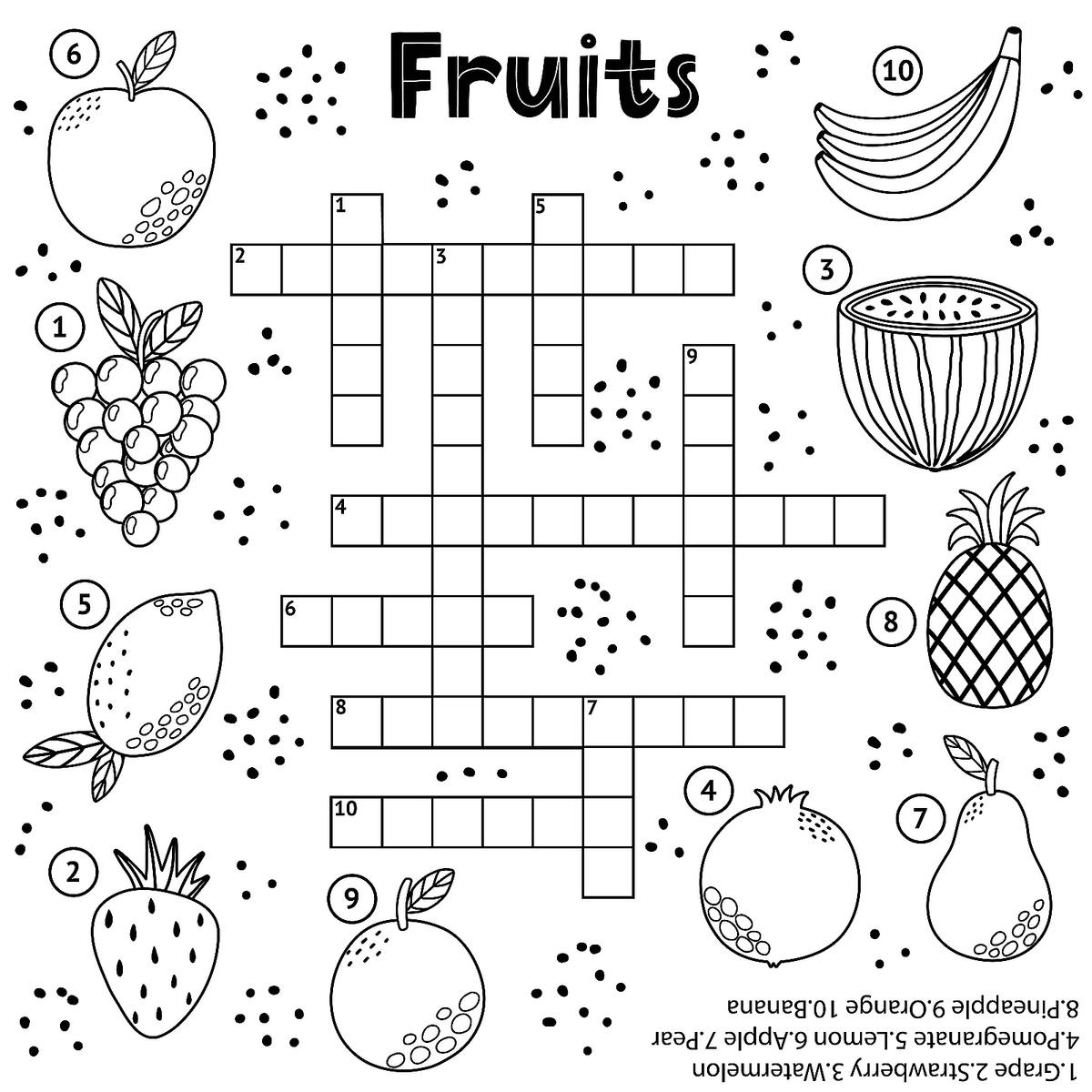 Pin Page for Printable Crossword Puzzles For Kids