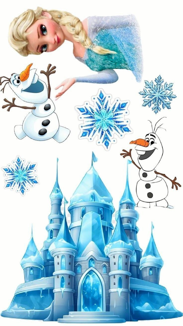 Pinanaisone On Immagini, Disegni In 2025 | Birthday Cake regarding Frozen Cake Topper Printable
