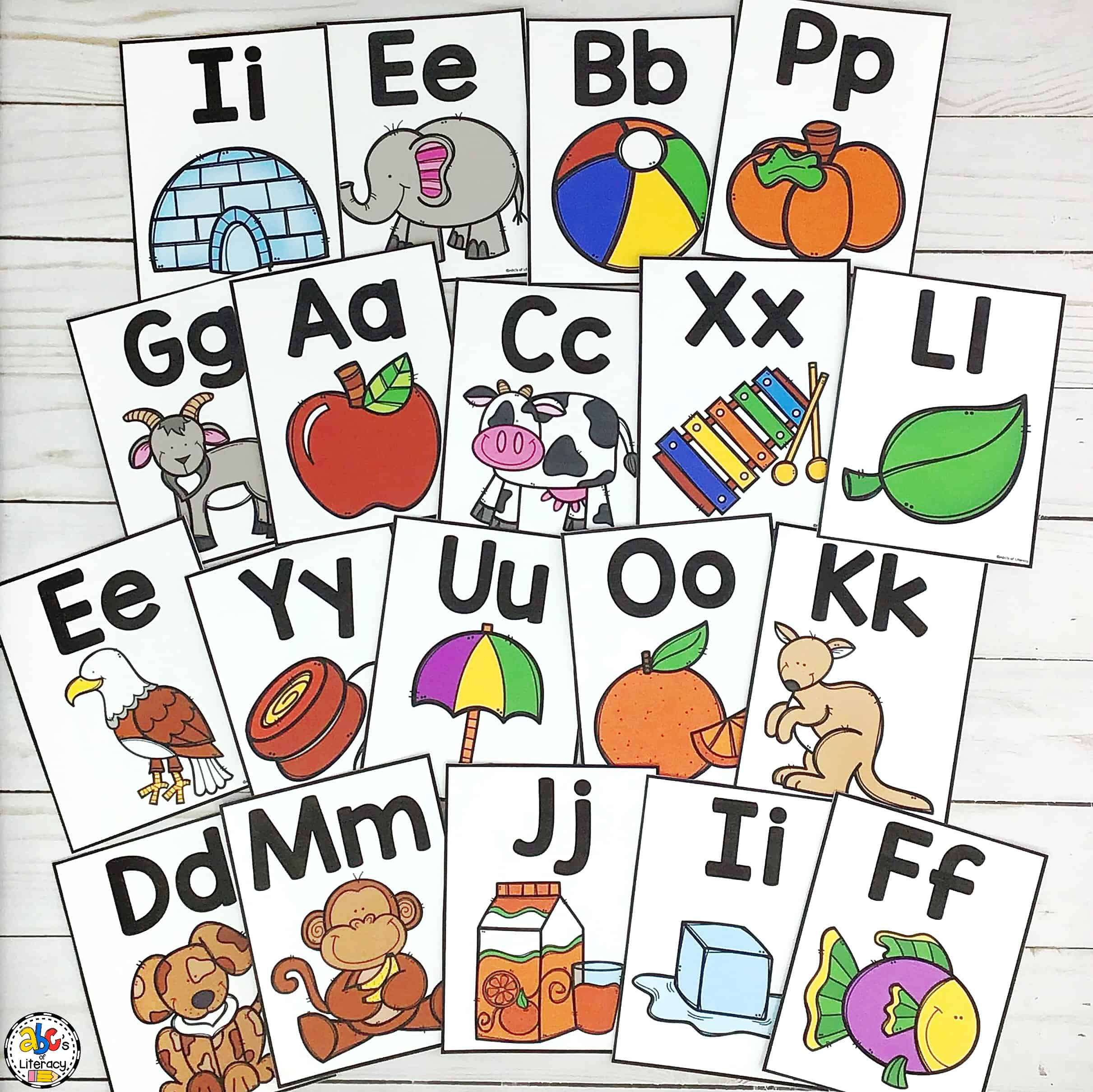 Printable Alphabet Posters intended for Alphabet Poster Printable Free