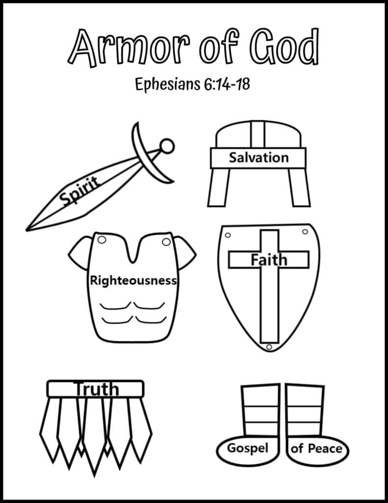 Printable Armor Of God Activities For Kids inside Printable Helmet Of Salvation Craft