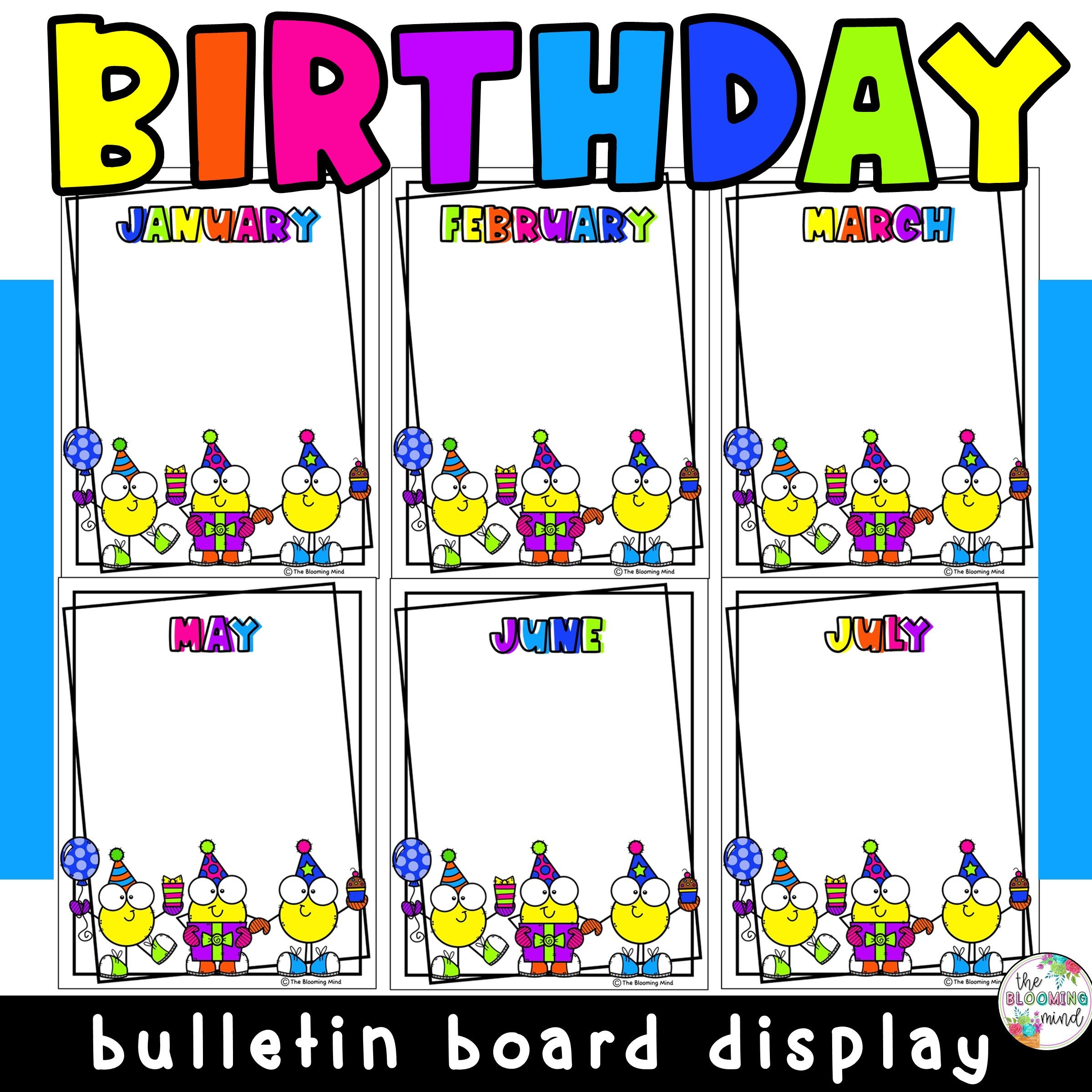 Printable Birthday Bulletin Board - Printable Party Favors inside Birthday Bulletin Board Printable