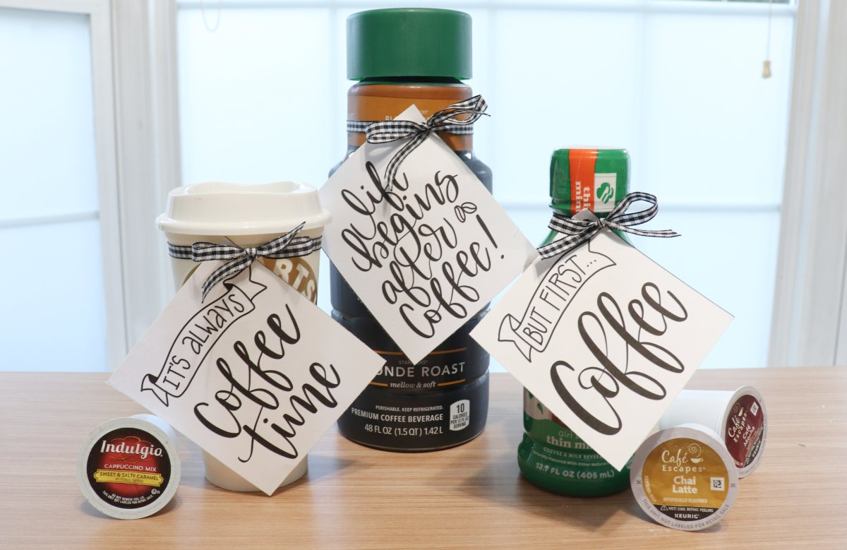 Printable Coffee Gift Tags - Amy Latta Creations for Free Printable Coffee Gift Tags