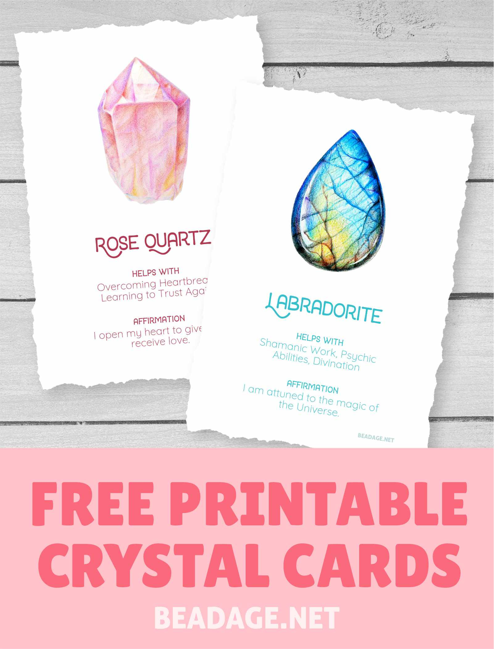 Printable Crystal Meaning Cards | Beadage with regard to Free Printable Crystal Meanings Chart