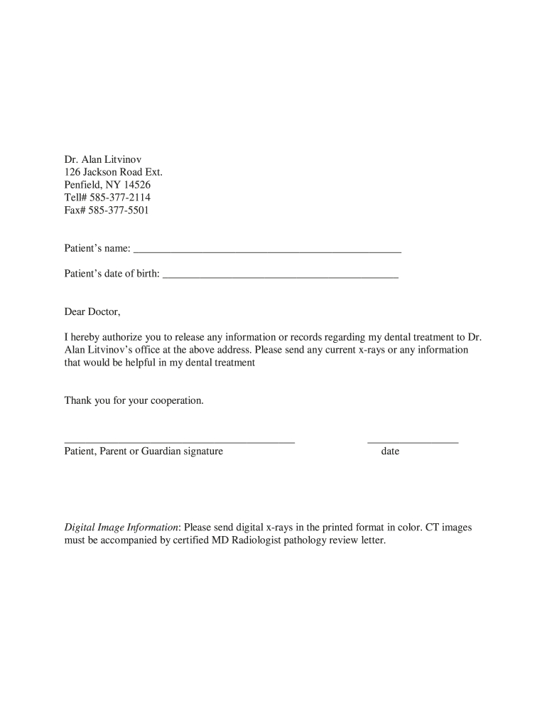 Printable Dental Records Release Form Pdf: Fill Out &amp;amp; Sign Online intended for Printable Dental Records Release Form