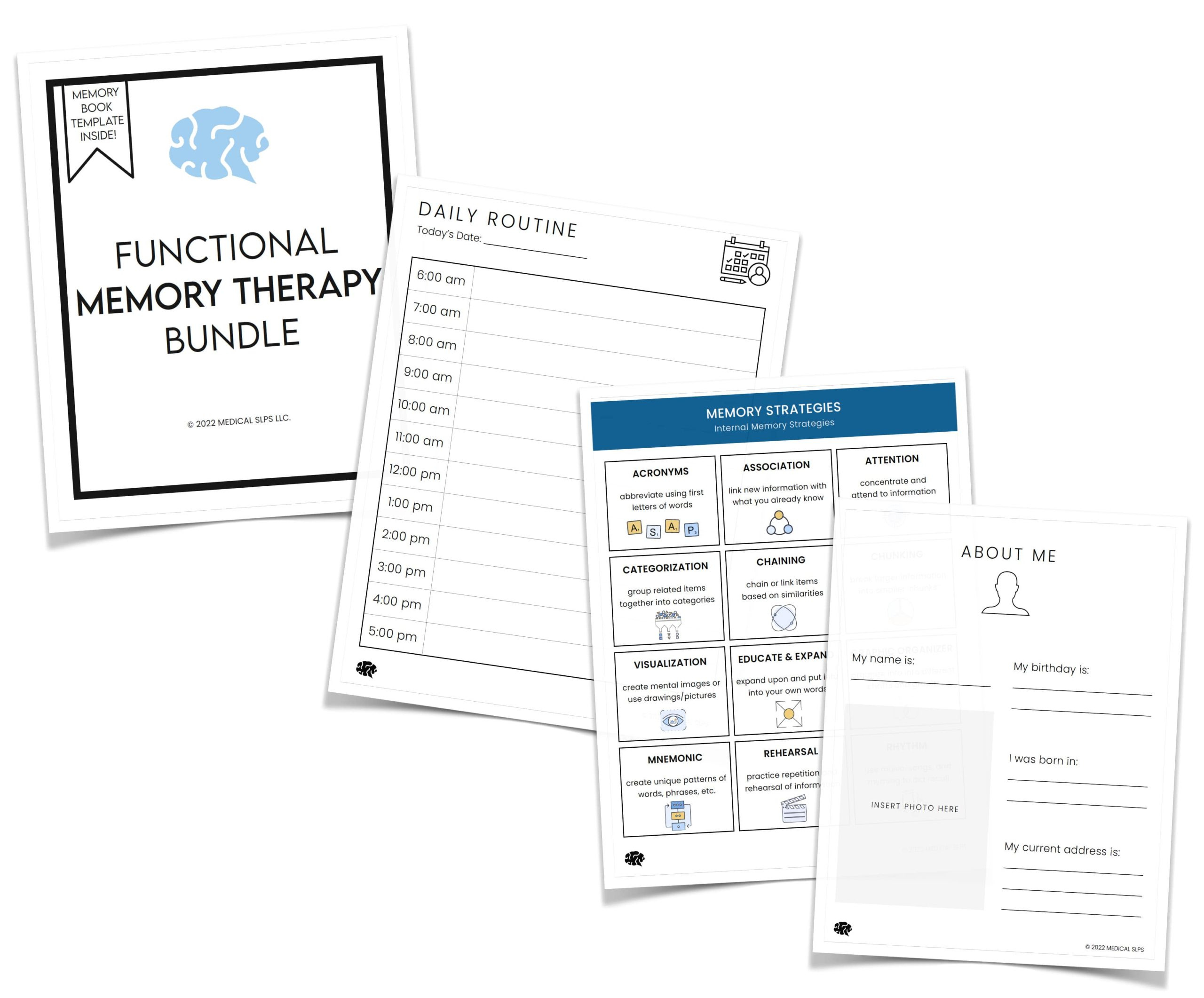 Printable Memory And Orientation Book - Medical Slps intended for Free Printable Memory Book Templates Dementia