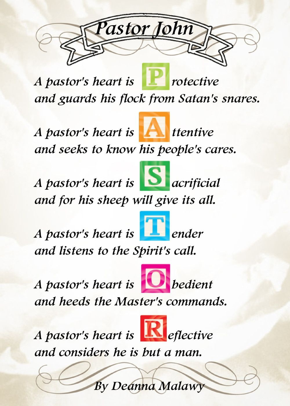 Printable Pastor Appreciation Poems - Printable Design Resources in Free Printable Pastor Appreciation Poems