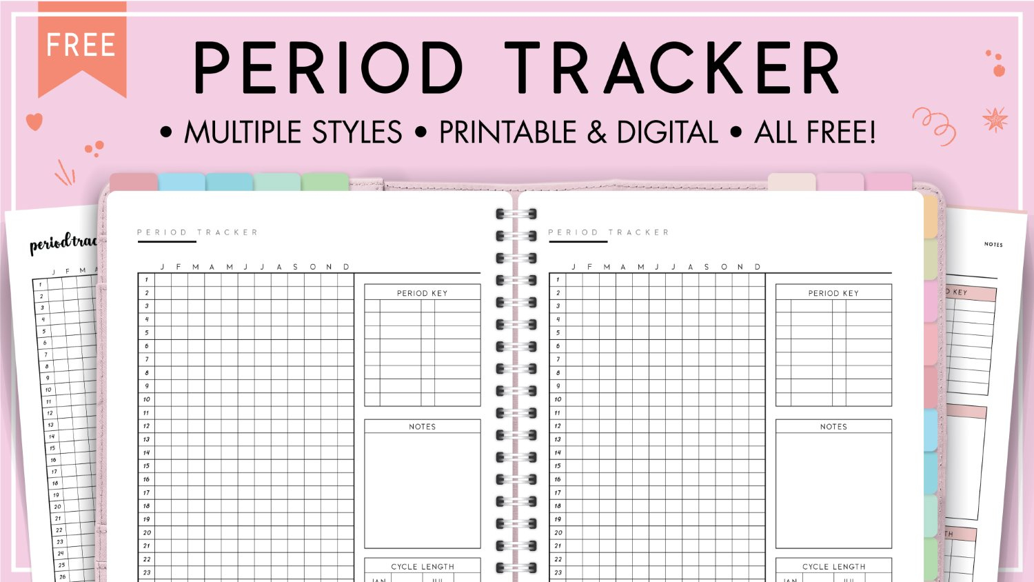 Printable Period Tracker Template - World Of Printables with regard to Free Printable Period Tracker