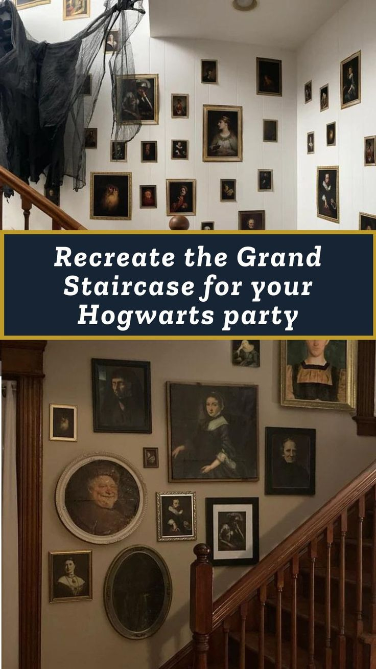 Printable Wizard Portraits pertaining to Staircase Hogwarts Portraits Printable