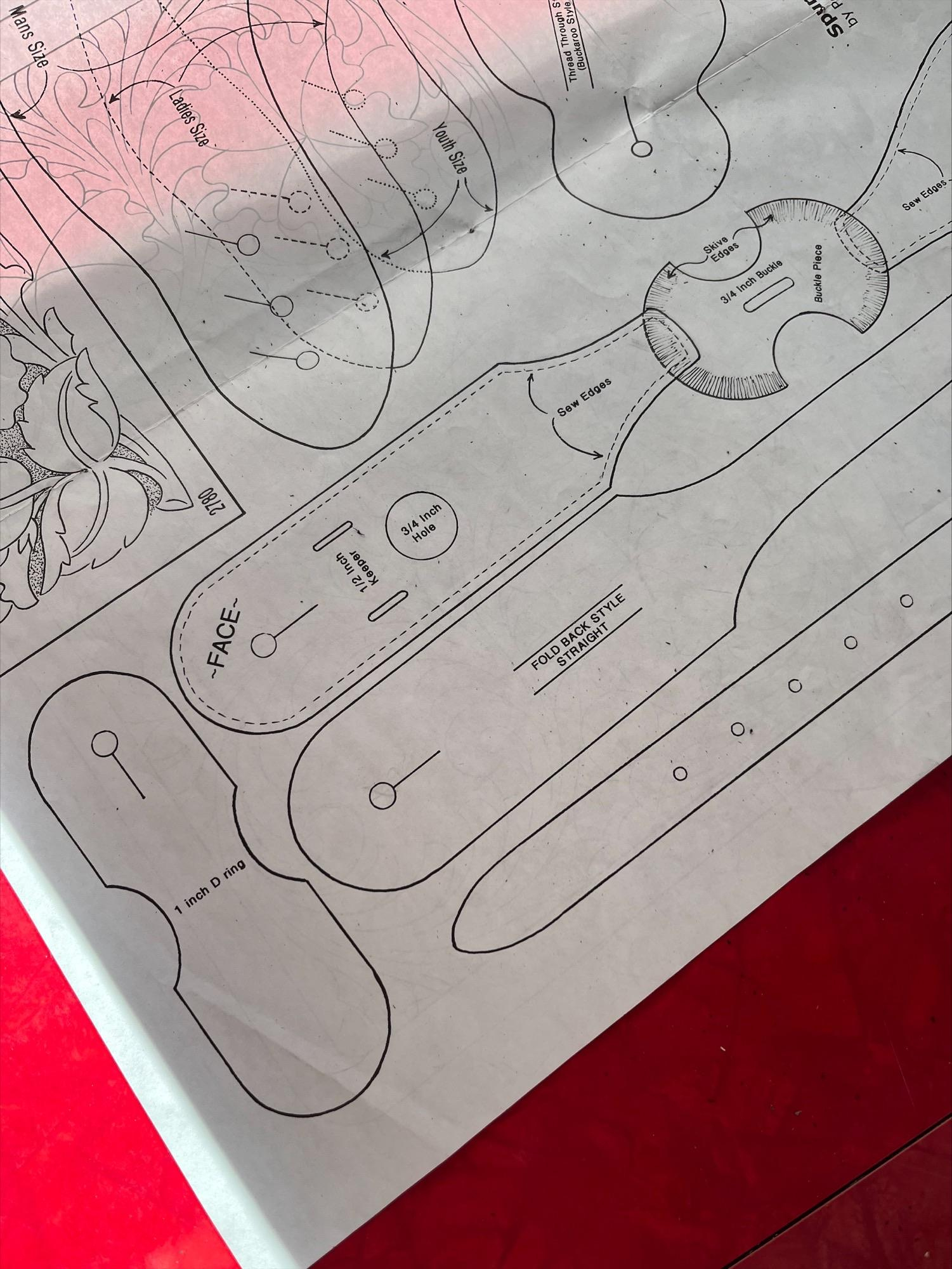 Question On These Spur Strap Patterns - How Do I Do That inside Free Printable Spur Strap Patterns