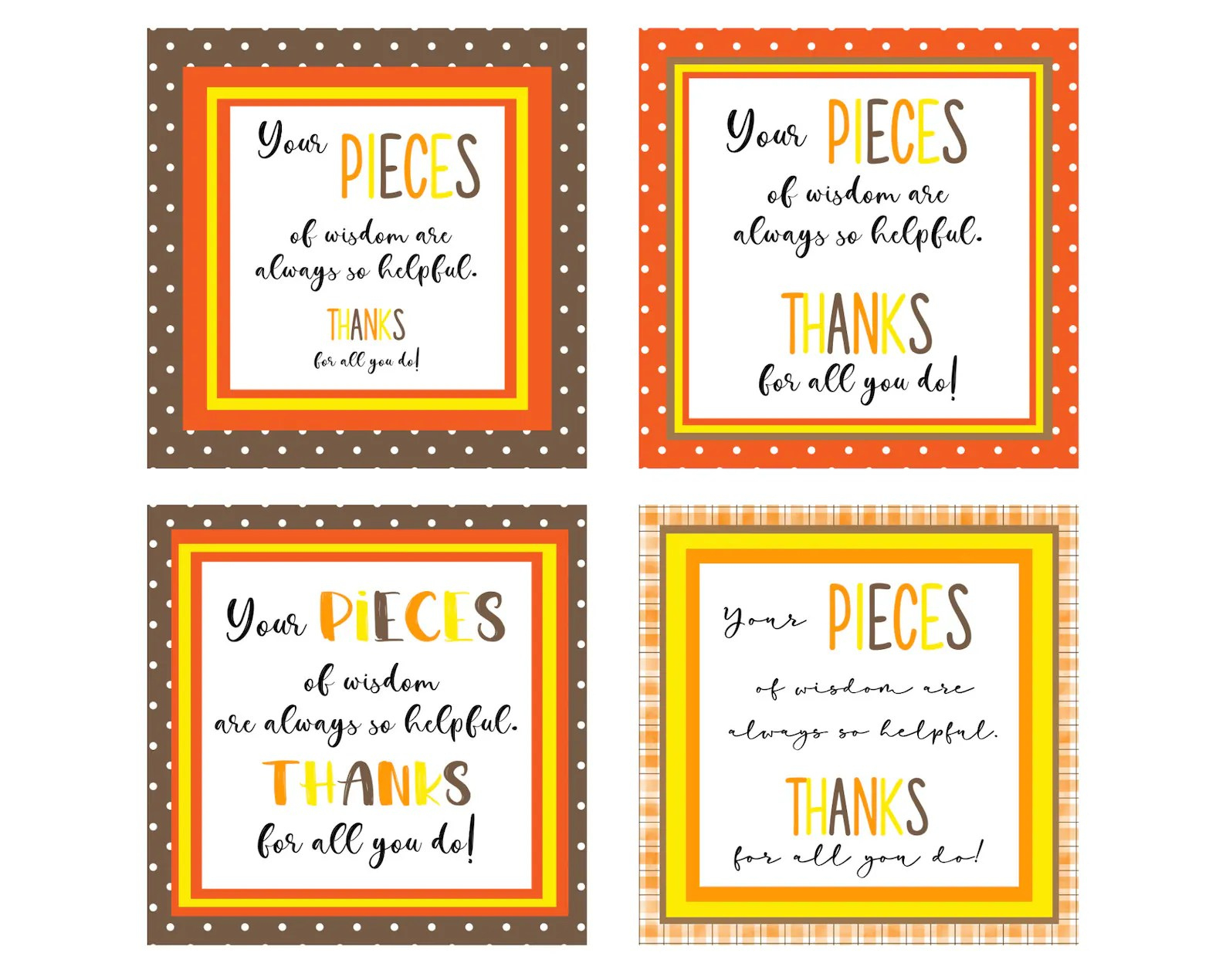 Reese&amp;#039;S Pieces Teacher Appreciation Printable - Printable Design inside Free Printable Reese&amp;amp;#039;s Thank You Printable
