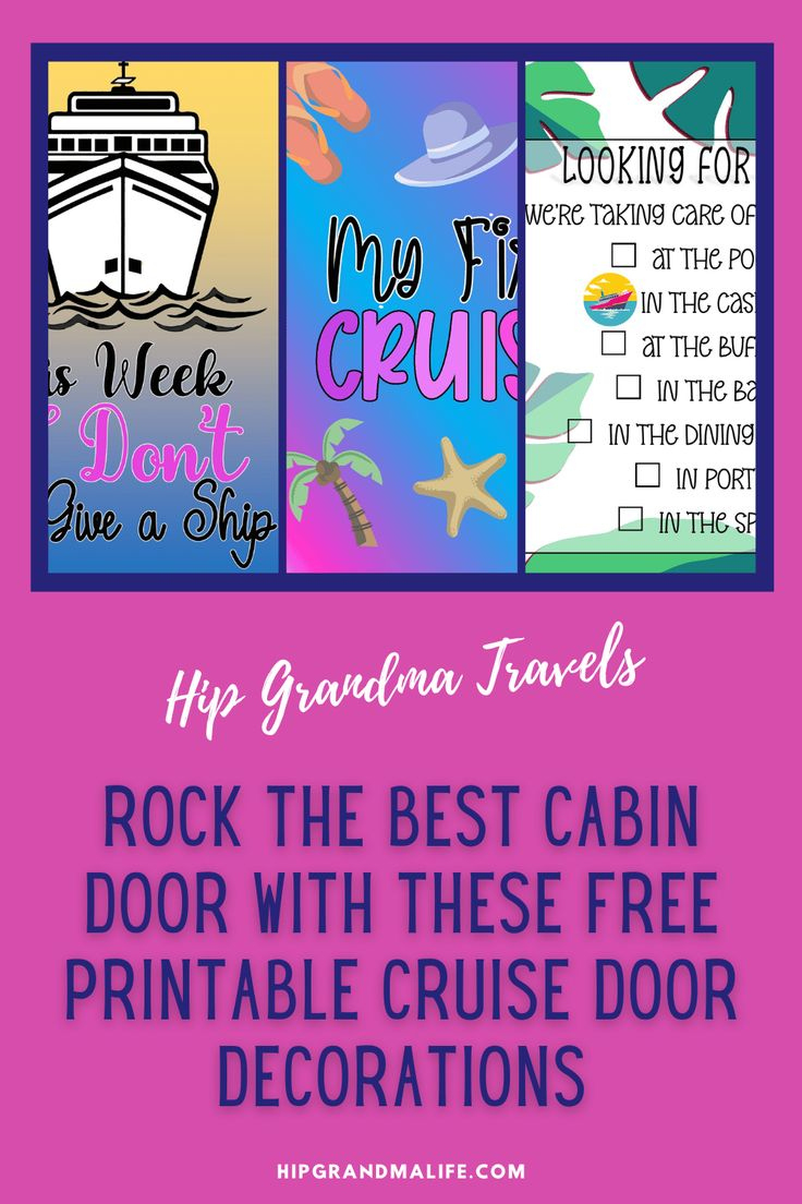 Rock The Best Cabin Door With These Free Printable Cruise Door with Free Printable Cruise Door Decorations