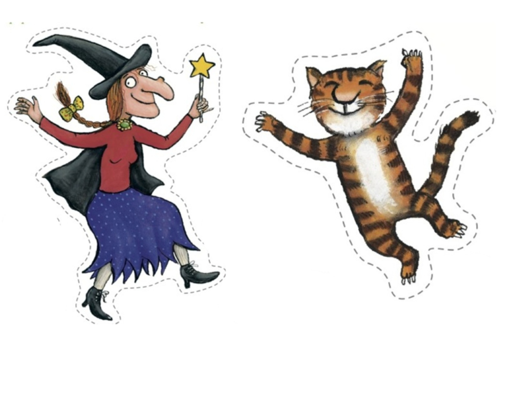 Room On The Broom | Kindergarten Nana in Room On The Broom Characters Printable