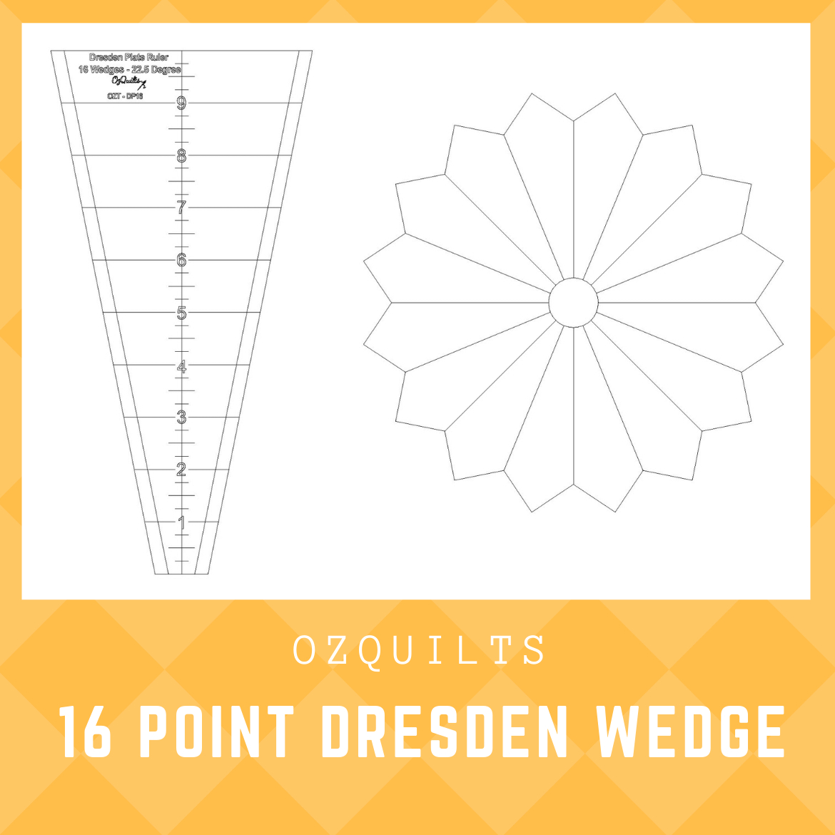 Rulers :: Wedges &amp;amp; Dresdens :: Dresden Plate Template For 10&amp;quot; Squares intended for Free Printable Dresden Plate Template