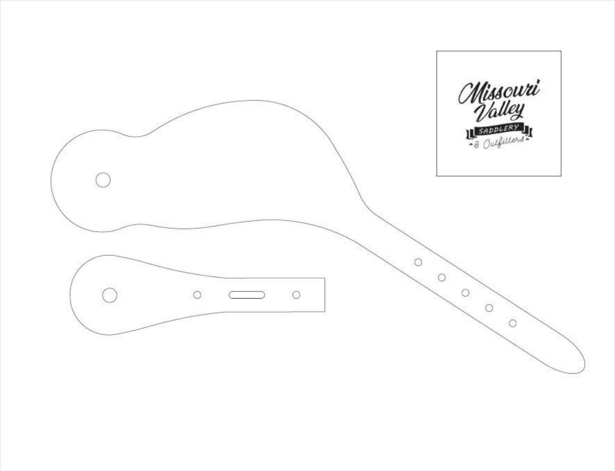 Spur Strap Pattern 06 - Etsy Australia intended for Free Printable Spur Strap Patterns
