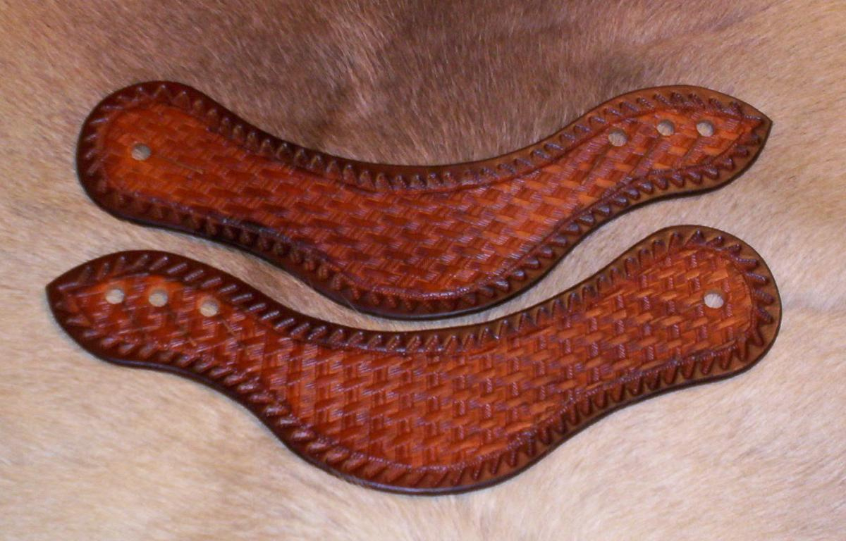 Spur Strap Templates - Patterns And Templates - Leatherworker with regard to Free Printable Spur Strap Patterns