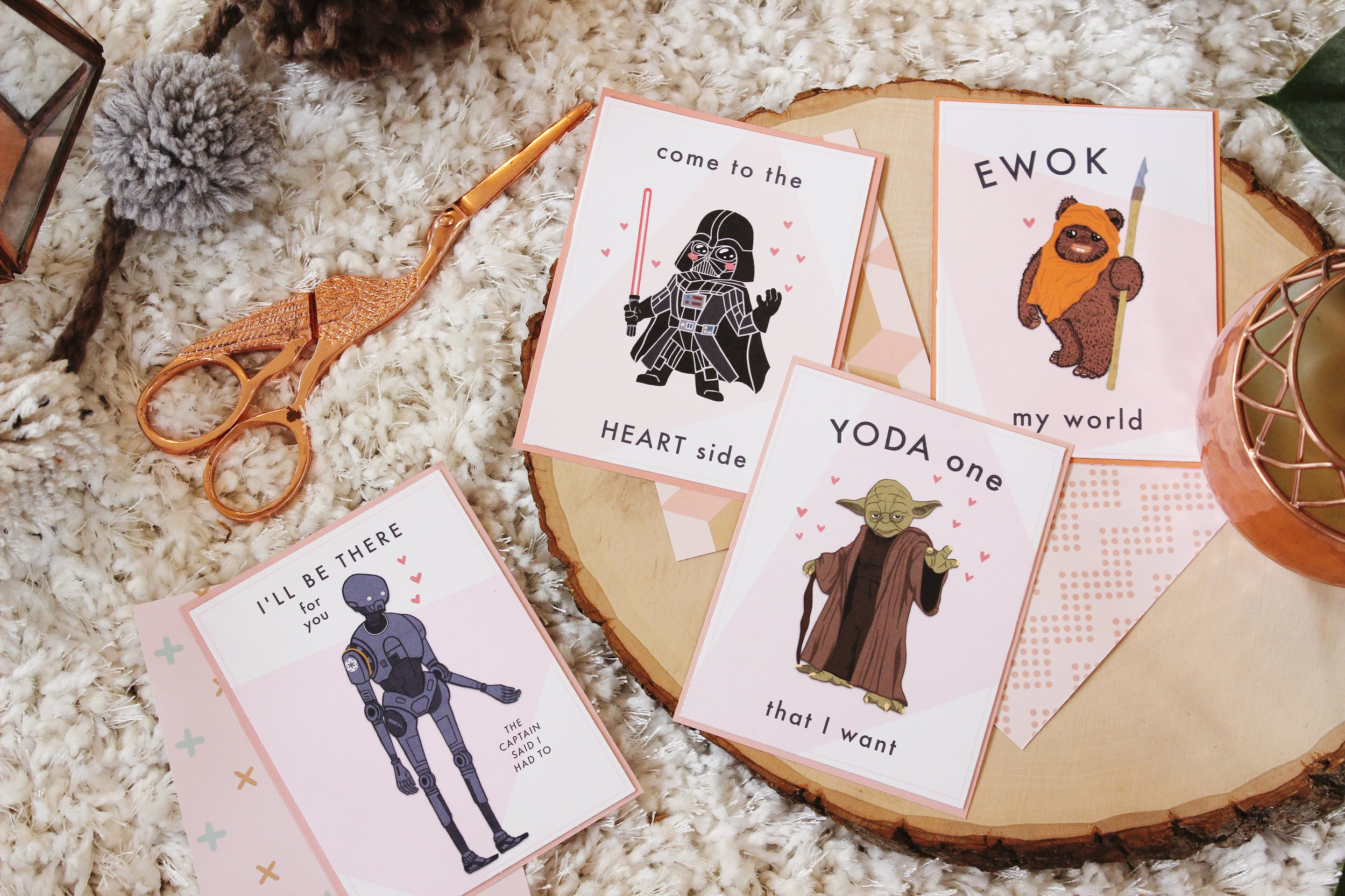 Star Wars Valentines | Free Printable — Emorie Kidder regarding Free Printable Star Wars Valentines