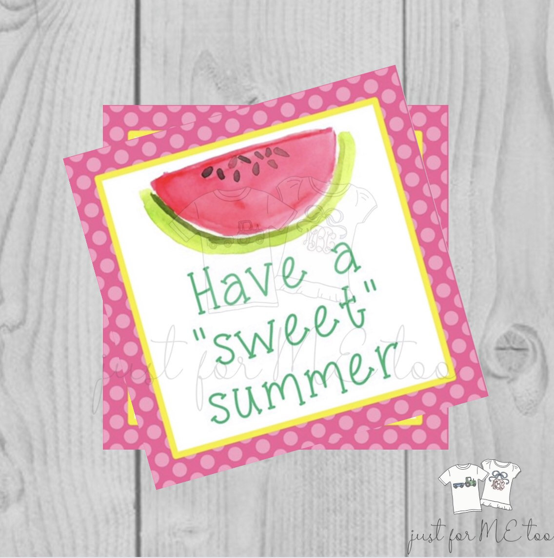 Summer Printable Tags, Have A Sweet Summer Summer, Instant with Have a Sweet Summer Free Printable Tag