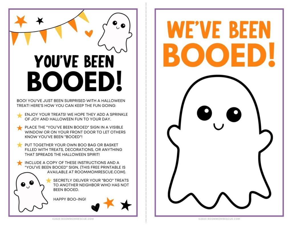 Surprise! You&amp;#039;Ve Been Booed | Room Mom Rescue with Boo Bag Tags Printable Free