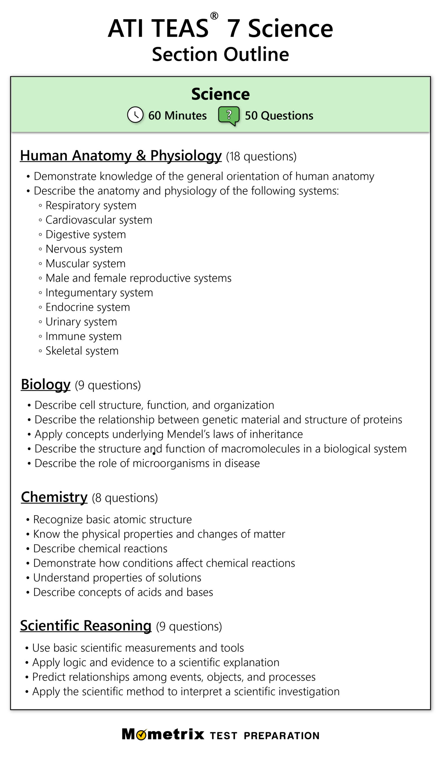 Teas 7 Science Practice Test (Updated 2025) with regard to Printable Worksheets For Teas Test