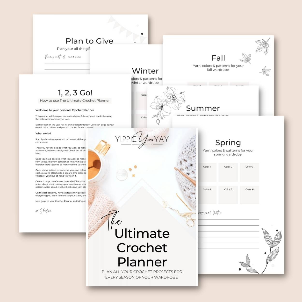 The Ultimate Free Printable Crochet Planner You Need - Today! throughout Free Printable Crochet Project Planner