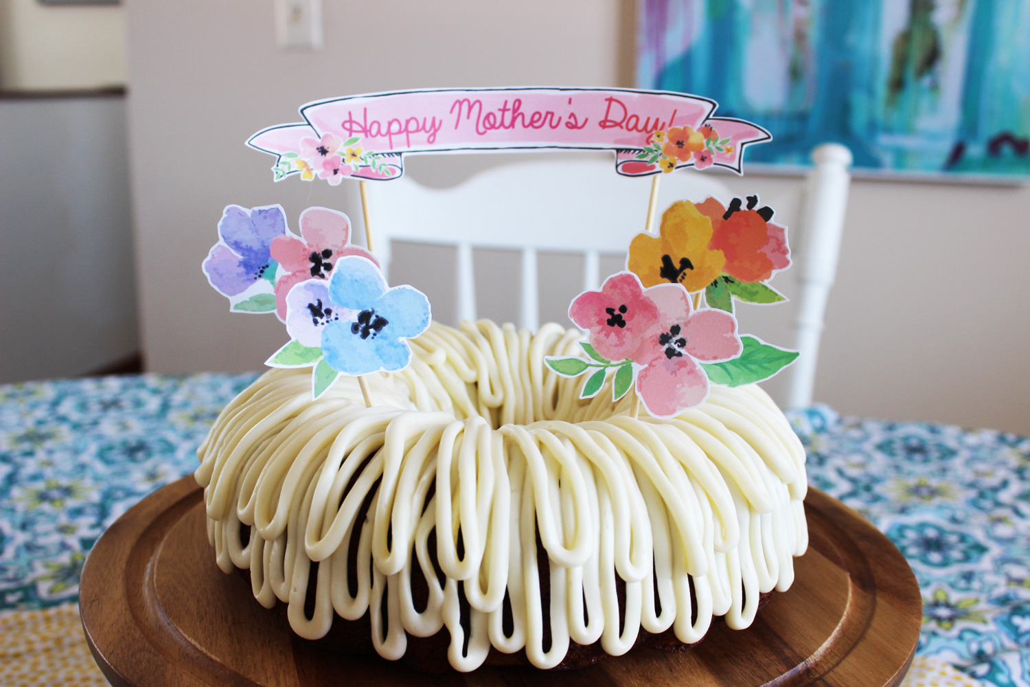 Top 5 Diy Mother&amp;#039;S Day Cake Ideas All With Free Printable Toppers! in Happy Mothers Day Cake Topper Printable