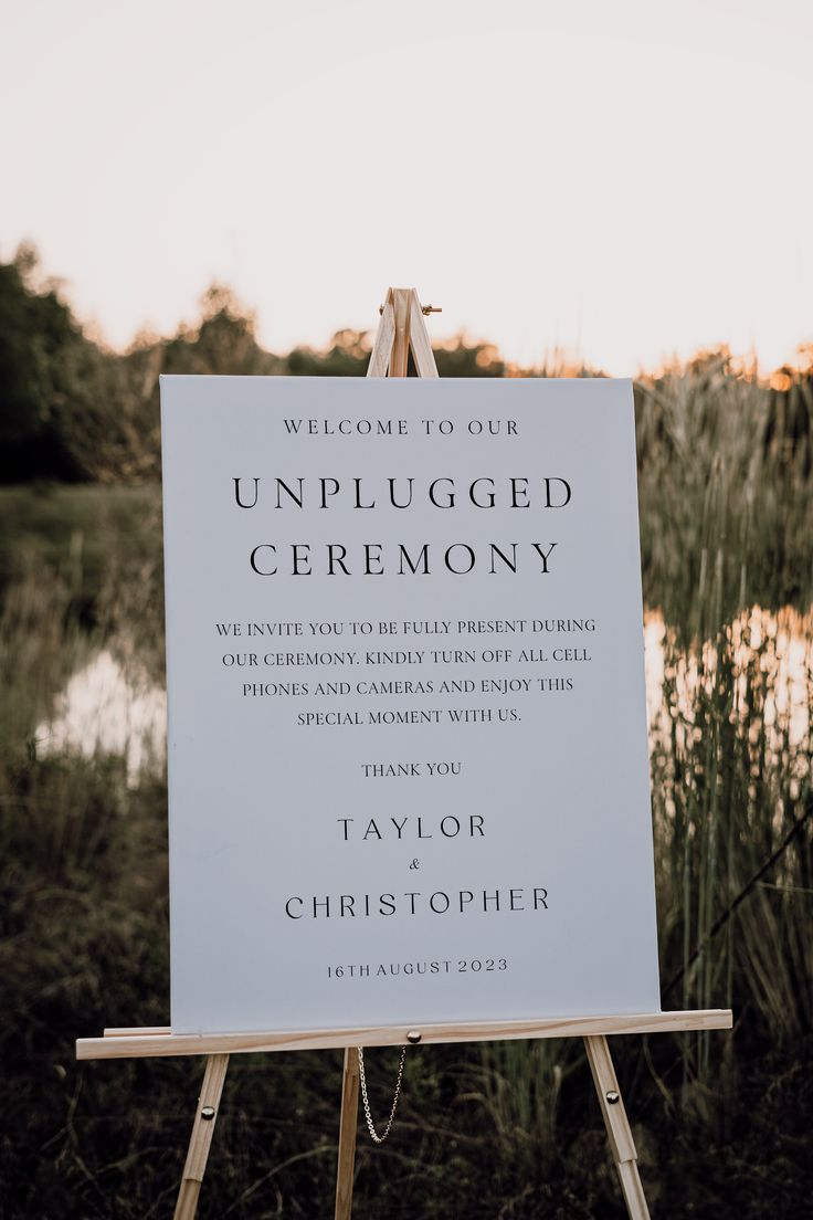 Unplugged Ceremony Sign Printable - Etsy intended for Unplugged Ceremony Sign Printable Free