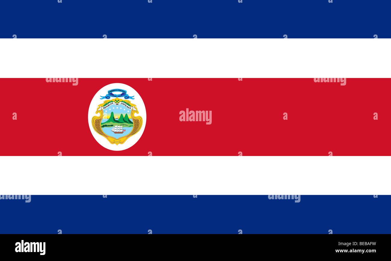 Wappen Costa Ricas -Fotos Und -Bildmaterial In Hoher Auflösung – Alamy with regard to Printable Costa Rican Flag