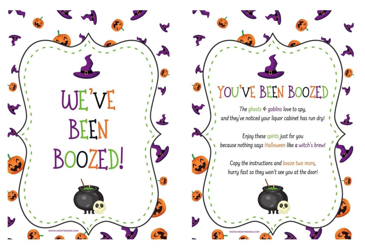 We&amp;#039;Ve Been Boozed! {Free Printable} - Momtrends within We Ve Been Boozed Free Printable