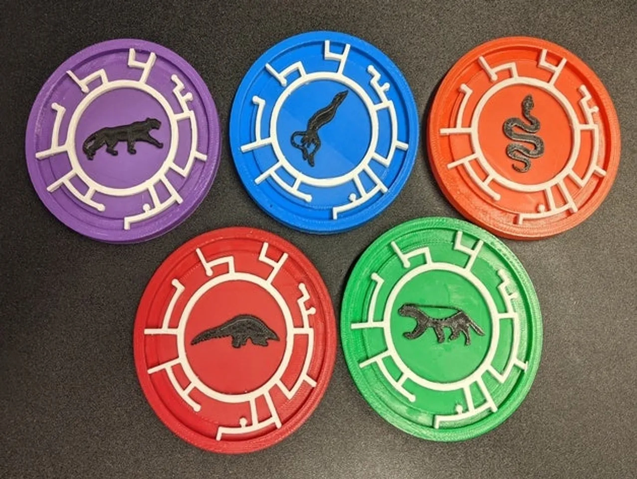Wild Kratts Creature Discsflyingpurplecow | Download Free Stl within Wild Kratts Creature Power Discs Printable Free