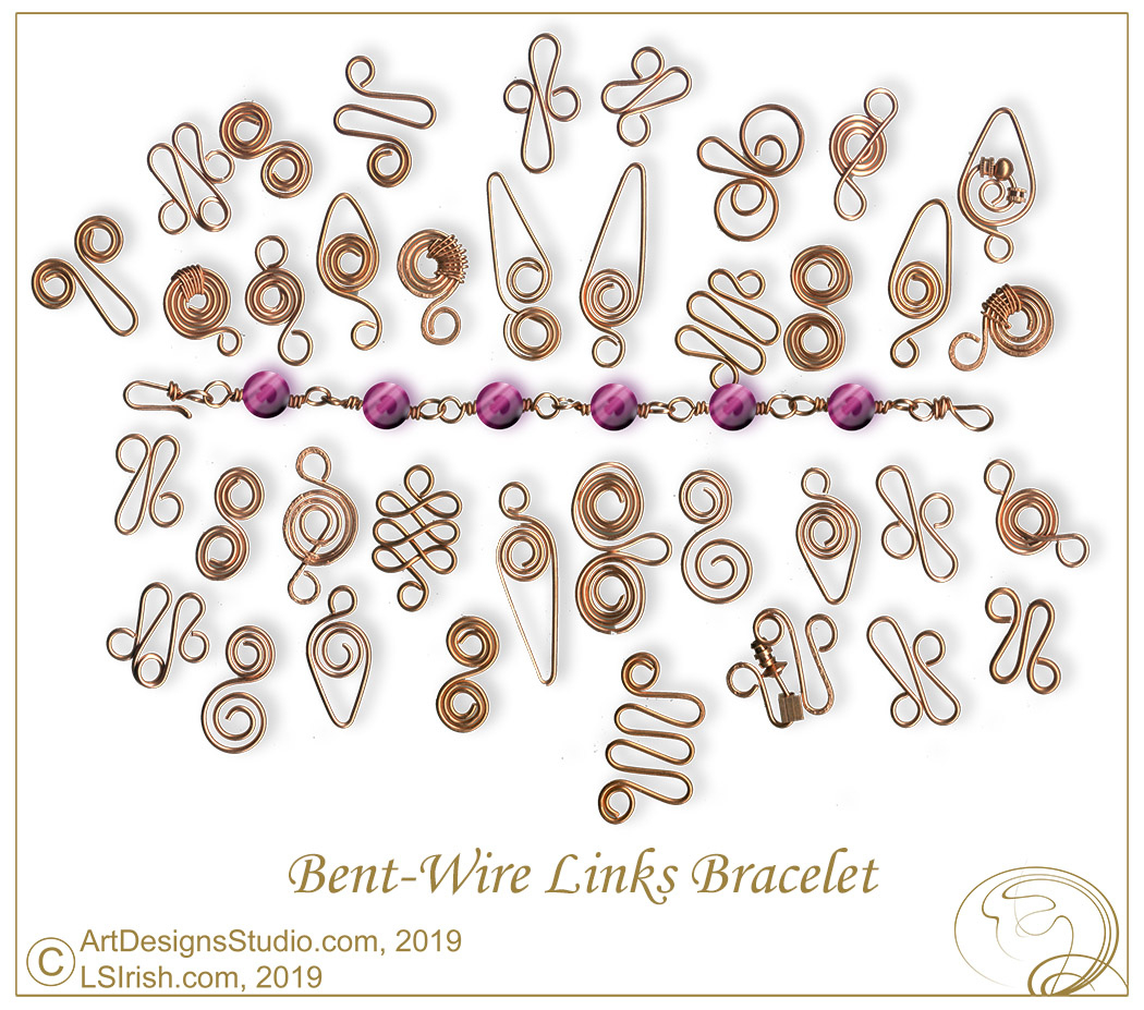 Wire Wrapped Copper Jewelry Designs | Lsirish inside Free Printable Wire Jig Patterns