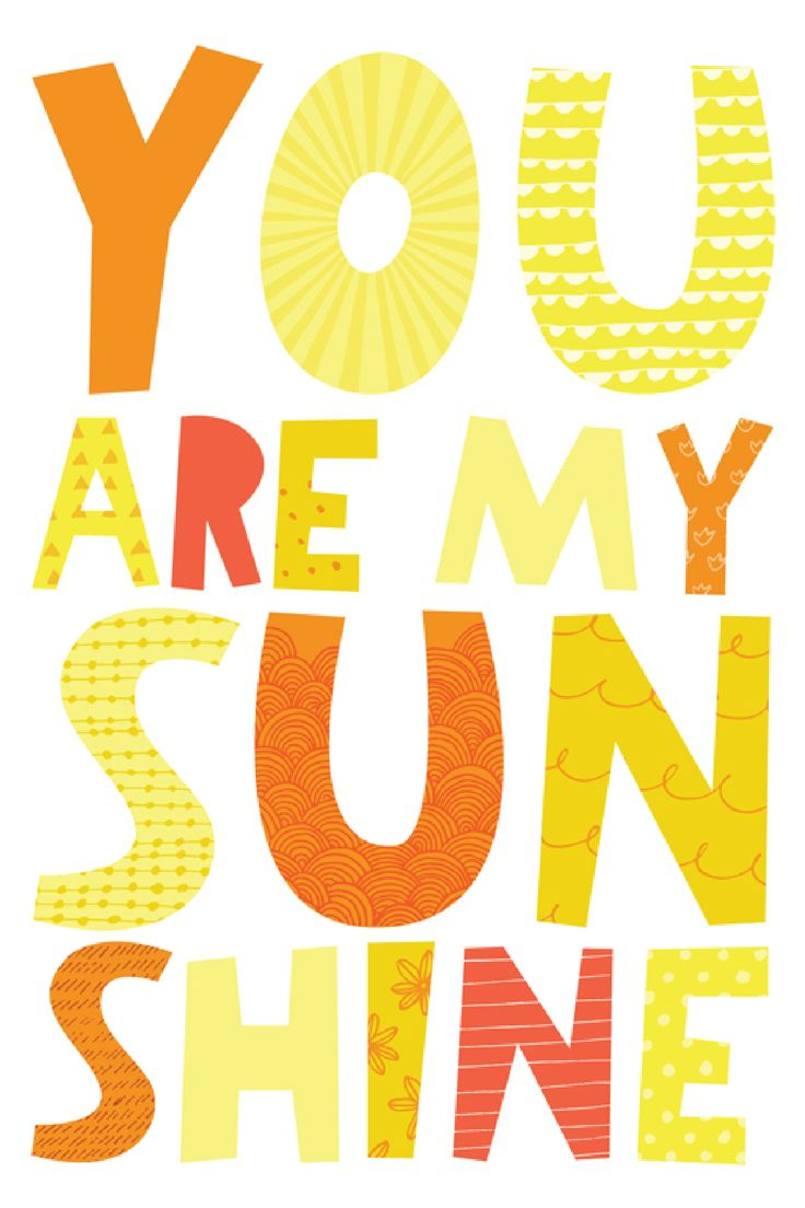 You Are My Sunshine Free Printable Art Print throughout Free Printable You Are My Sunshine