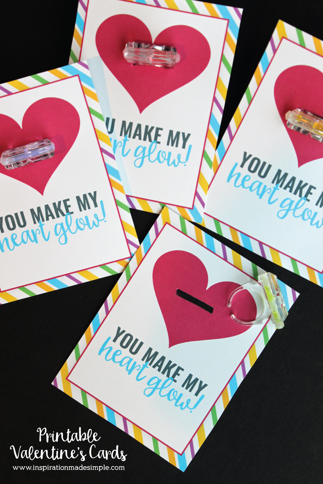 You Make My Heart Glow Valentine - Inspiration Made Simple regarding You Make My Heart Glow Free Printable