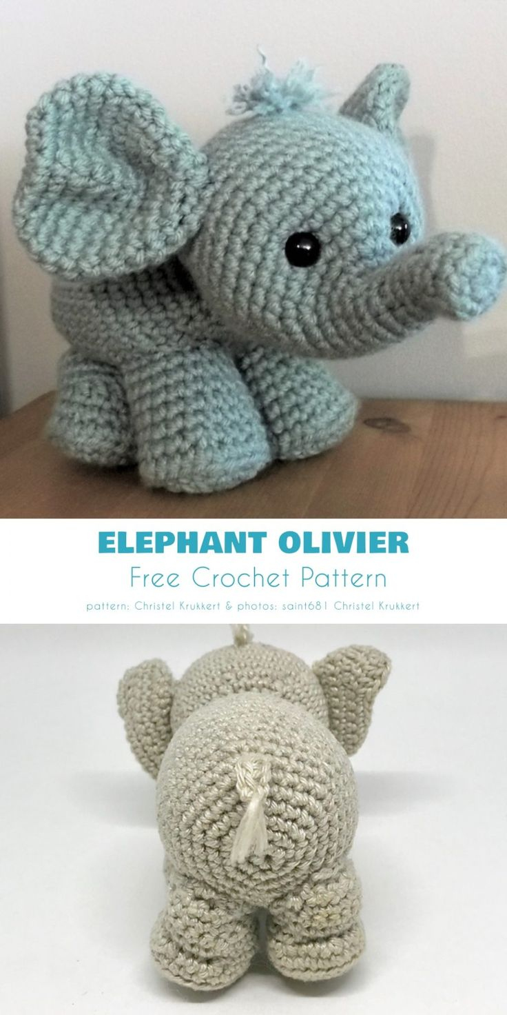 10+ Best Free Elephant Amigurumi Patterns in Free Printable Elephant Crochet Patterns