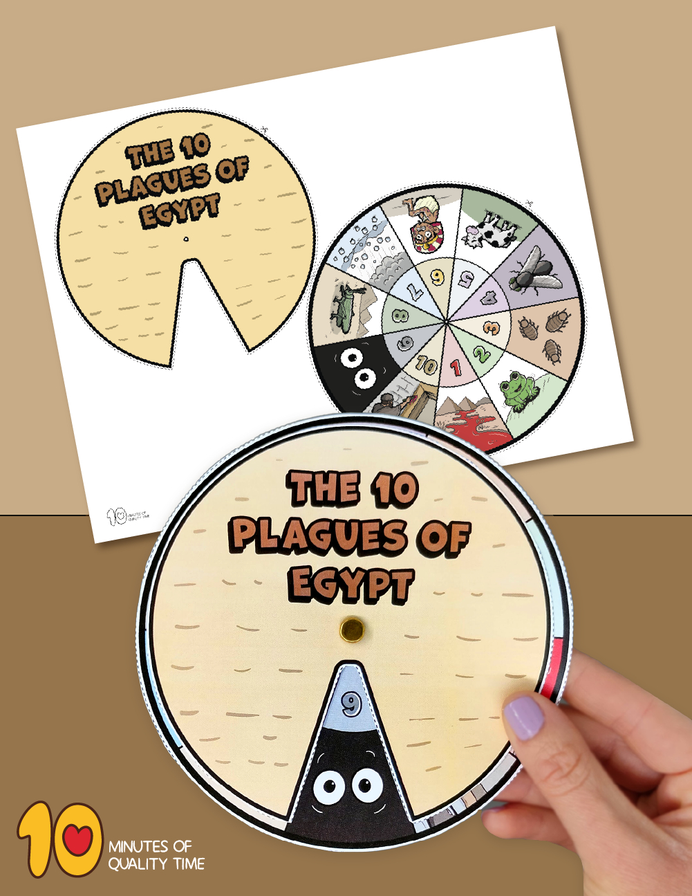 10 Plagues Of Egypt Wheel – 10 Minutes Of Quality Time intended for 10 Plagues Wheel Printable Free