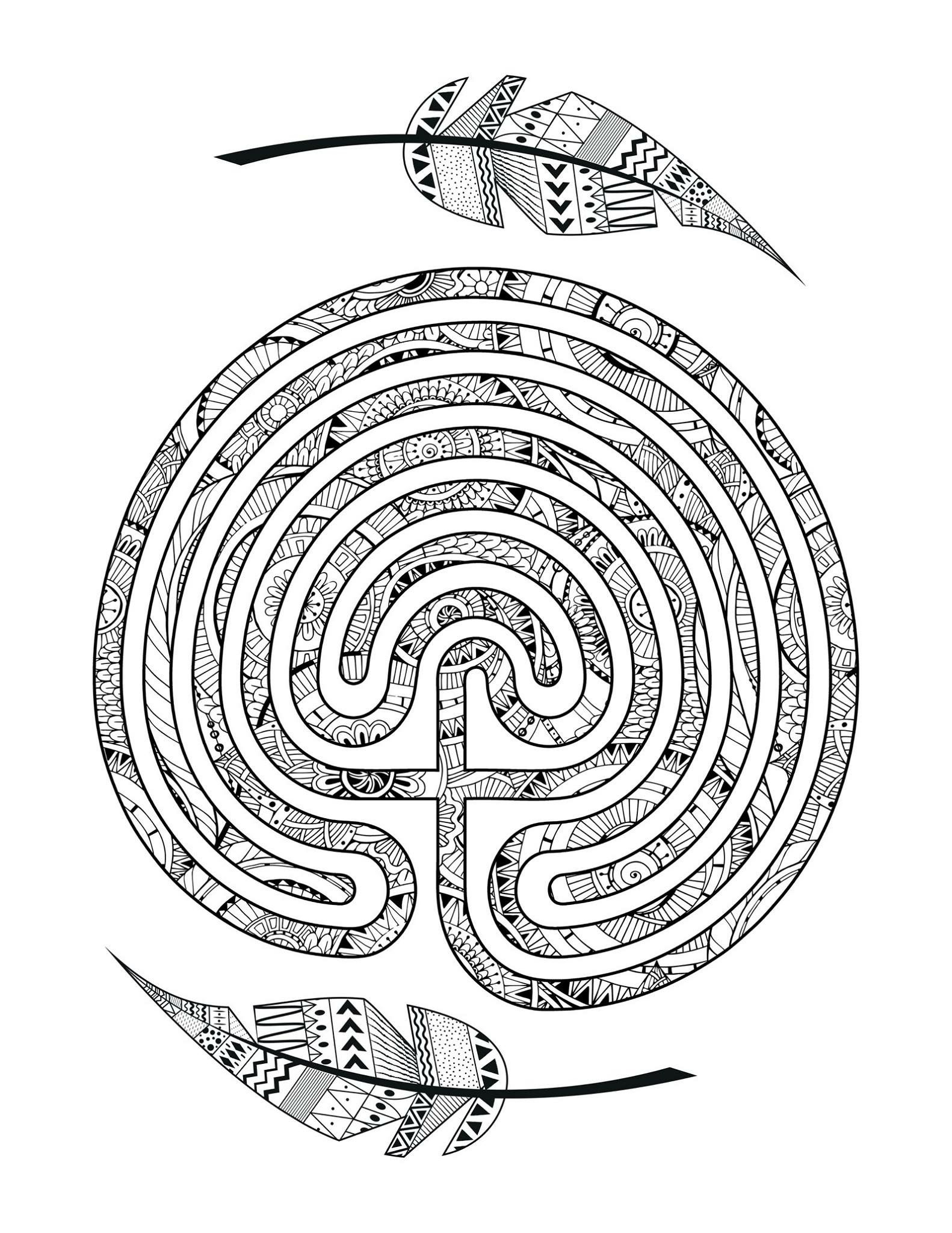 10 Printable Labyrinth Ideas | Labyrinth, Labyrinth Maze with Free Printable Finger Labyrinth
