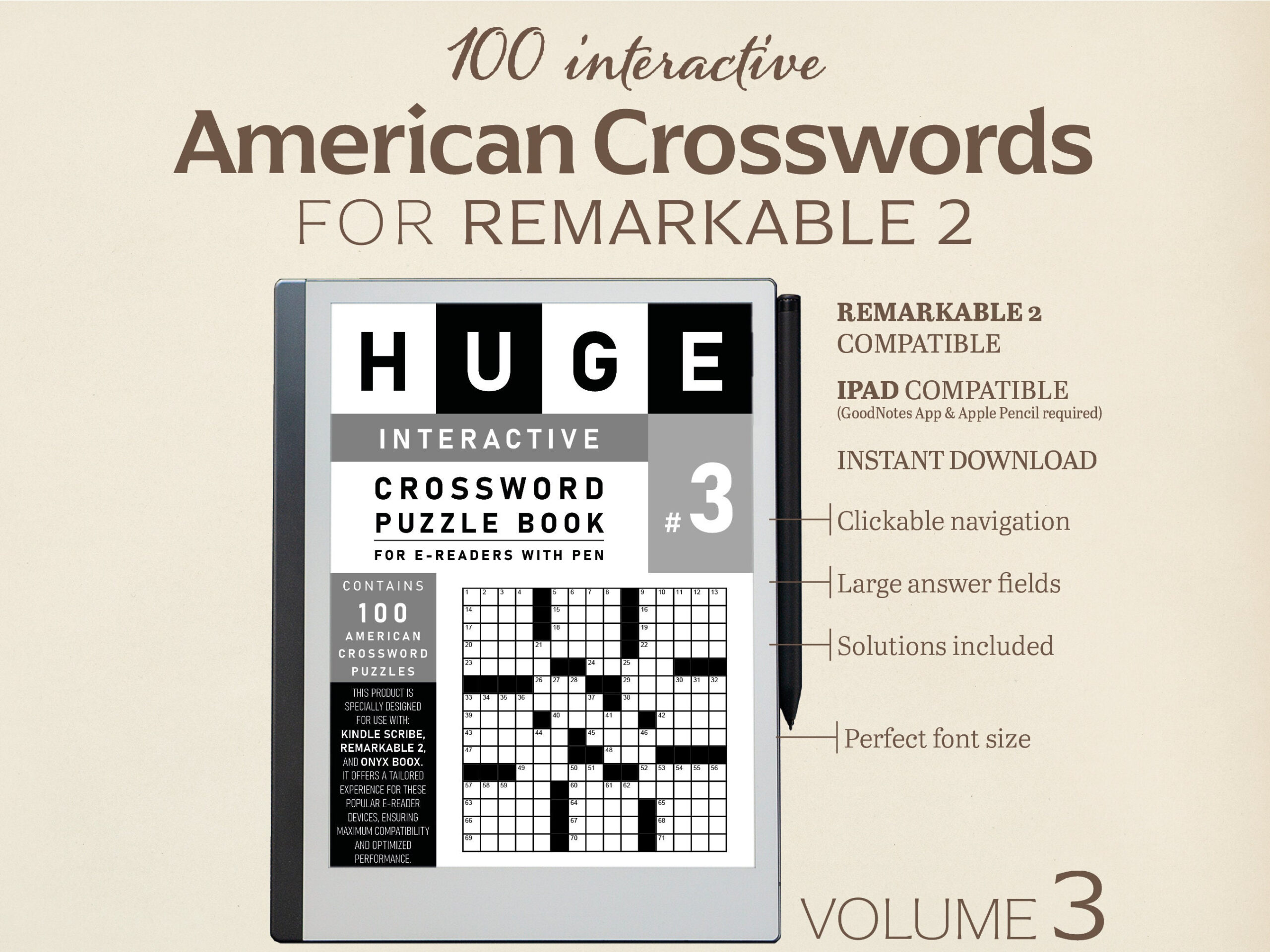 100 American Crosswords For Remarkable 2 Volume 3 Interactive for The Daily Commuter Crossword Puzzle Printable Free