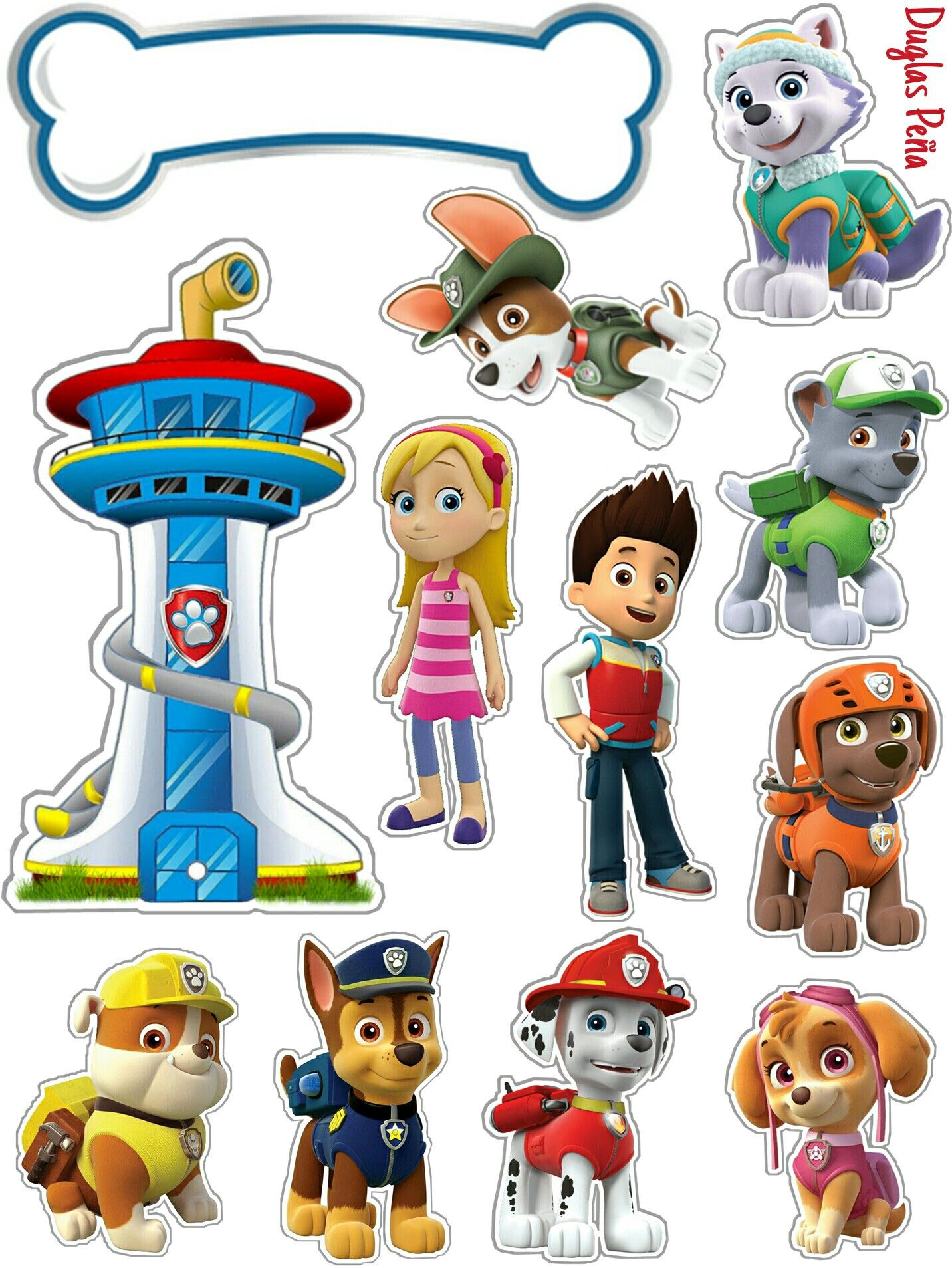 12 Paw Patrol Cake Toppers Ideas | Paw Patrol Cake Toppers, Paw intended for Printable Paw Patrol Cake Topper