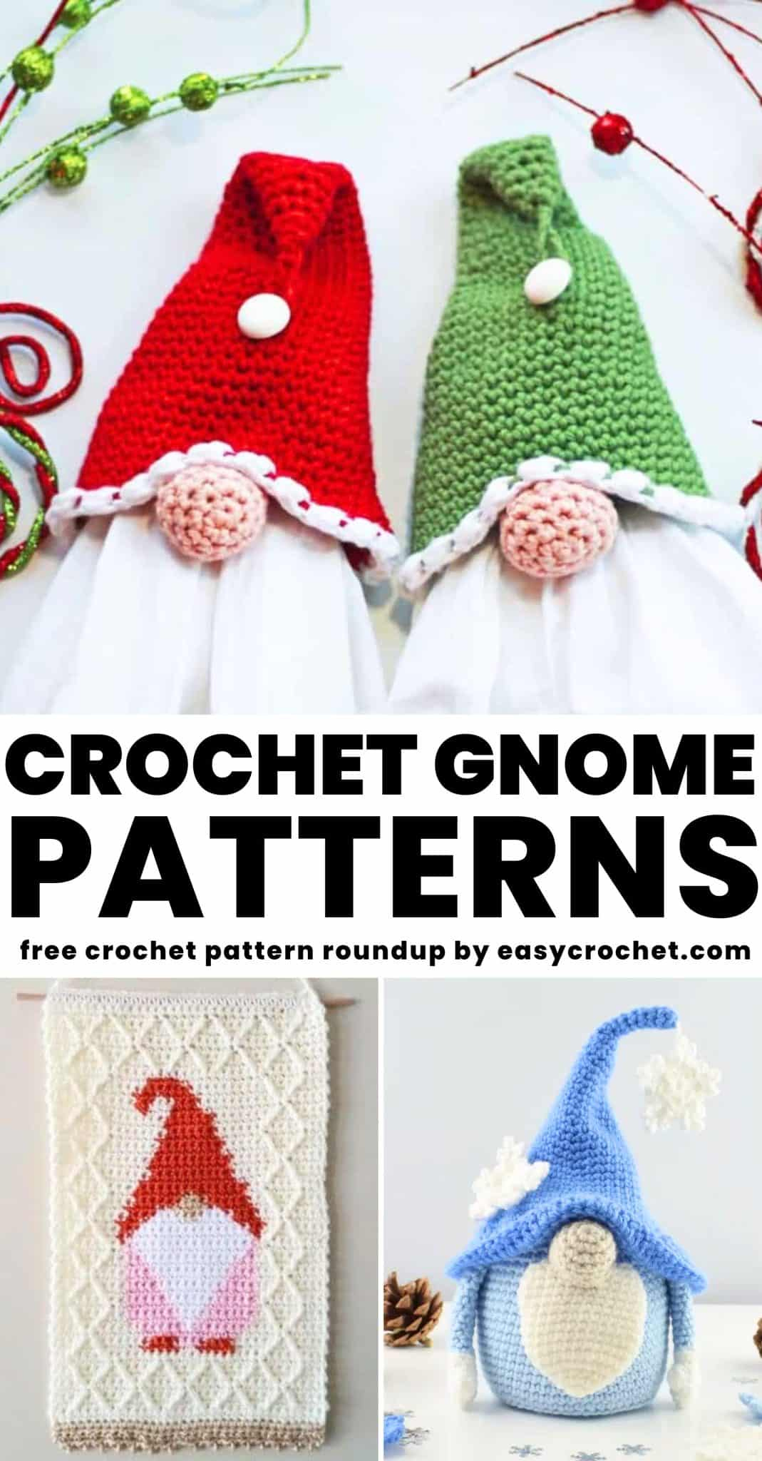 14 Free Crochet Patterns For Adorable Gnomes - Easy Crochet Patterns intended for Printable Crochet Gnome Pattern Free