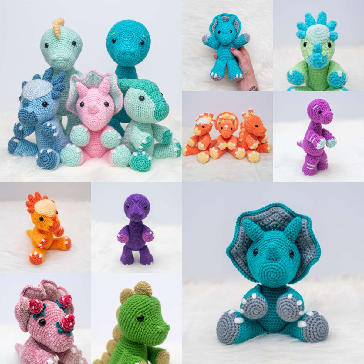 14+ Free Dinosaur Crochet Patterns | Dinosaur Amigurumi intended for Free Printable Crochet Dinosaur Patterns
