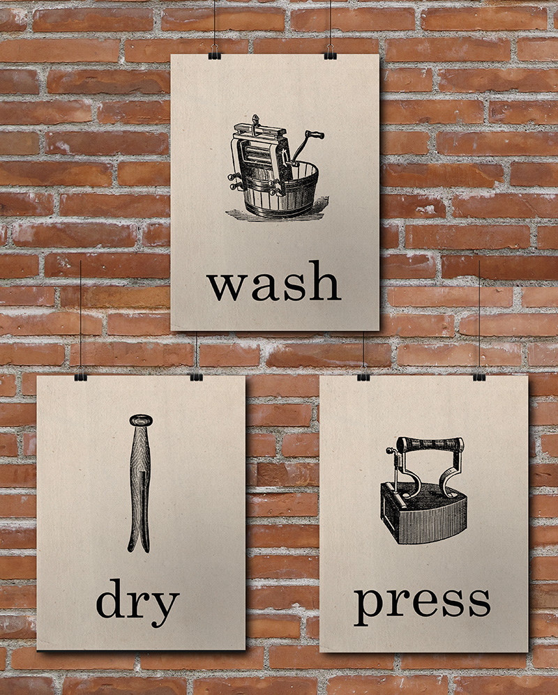 15 Laundry Room Free Printables • Little Gold Pixel within Laundry Room Free Printables