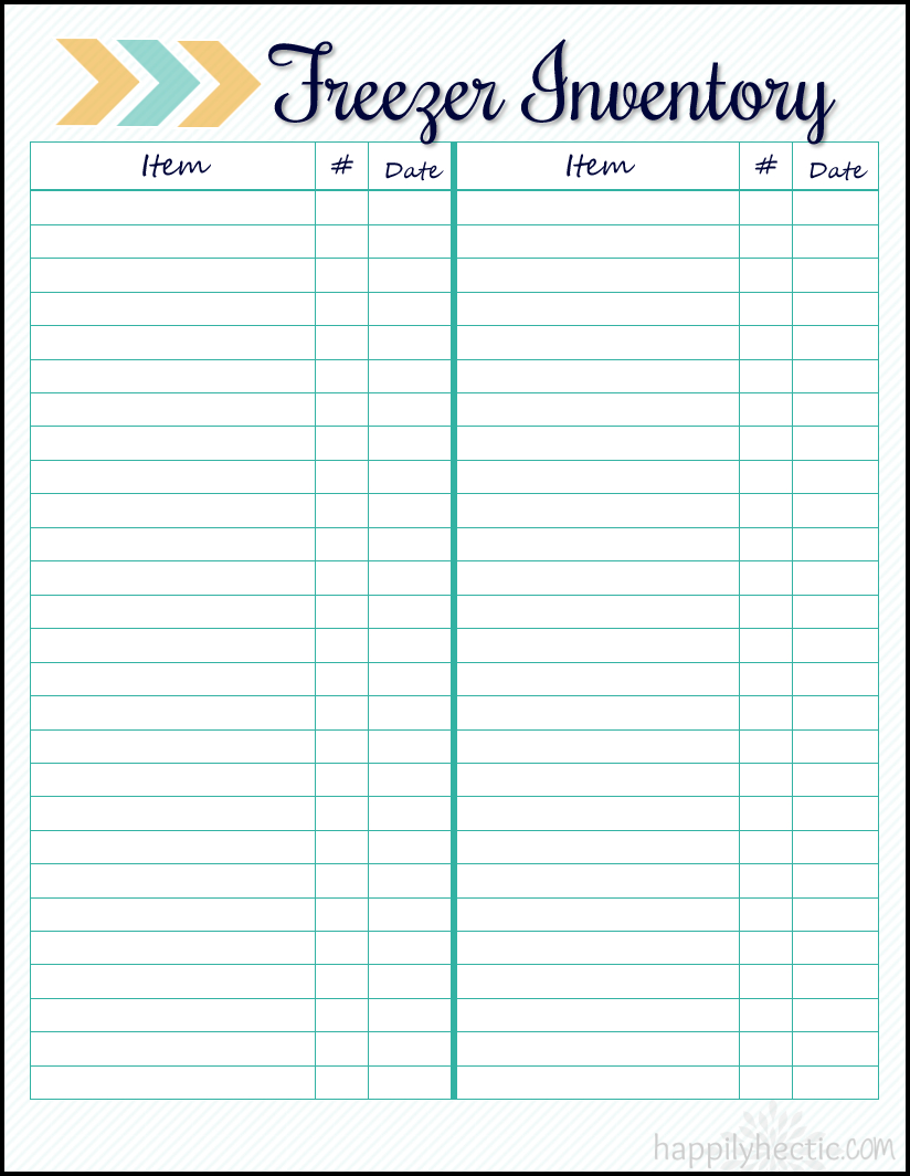 19 Best Freezer Inventory Printable Ideas | Inventory Printable for Free Printable Freezer Inventory Sheet