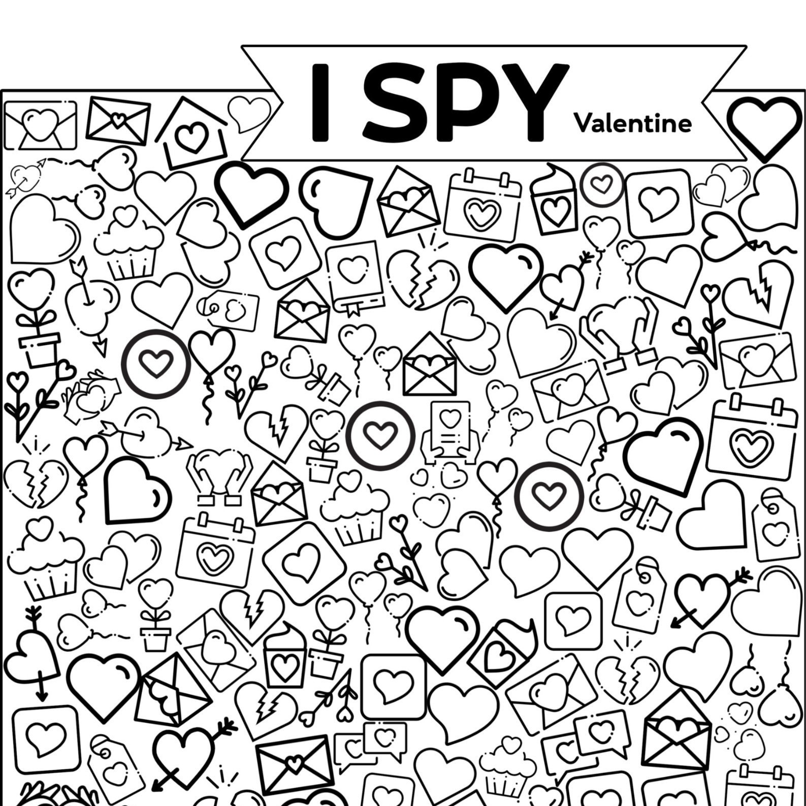 20+ I Spy Valentines Printables — Gathering Beauty - Worksheets regarding Free Printable Hidden Pictures Valentines Printables