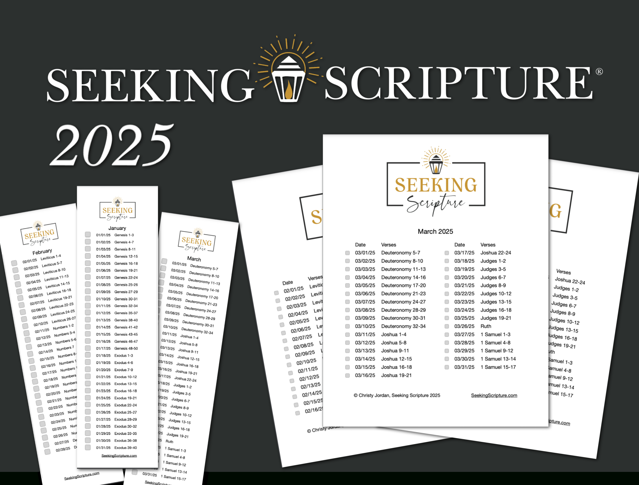 2025 Reading Plan - Seeking Scripture intended for Free Printable Bible Reading Plans 2025